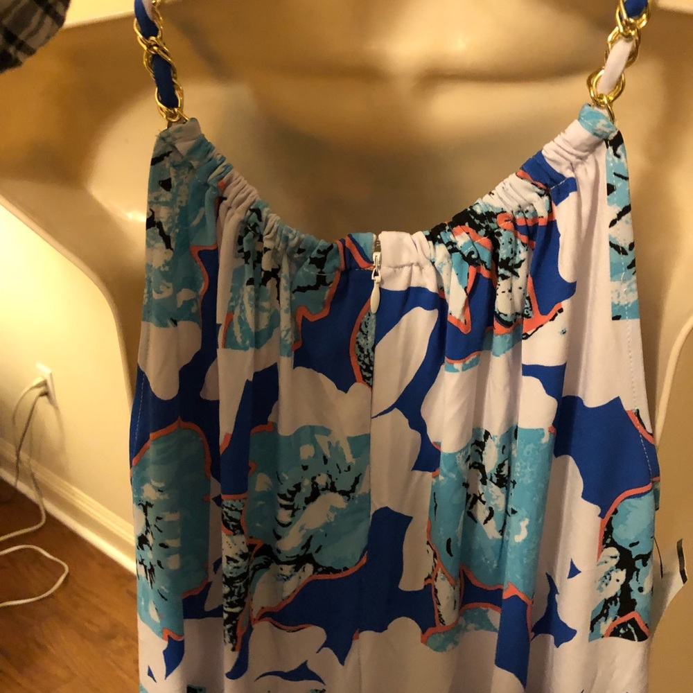 Kaari Blue sleeveless Top size Large - Picture 2 of 8